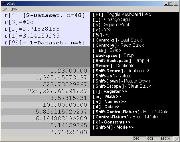 VCalc Screenshot